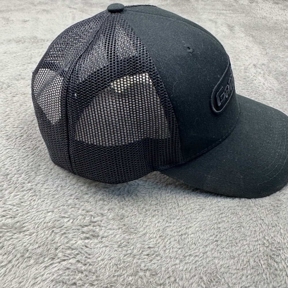 GameTime Trucker Hat Men OSFM Black Excellent Mesh Back Snapback Logo Cap - Picture 6 of 10